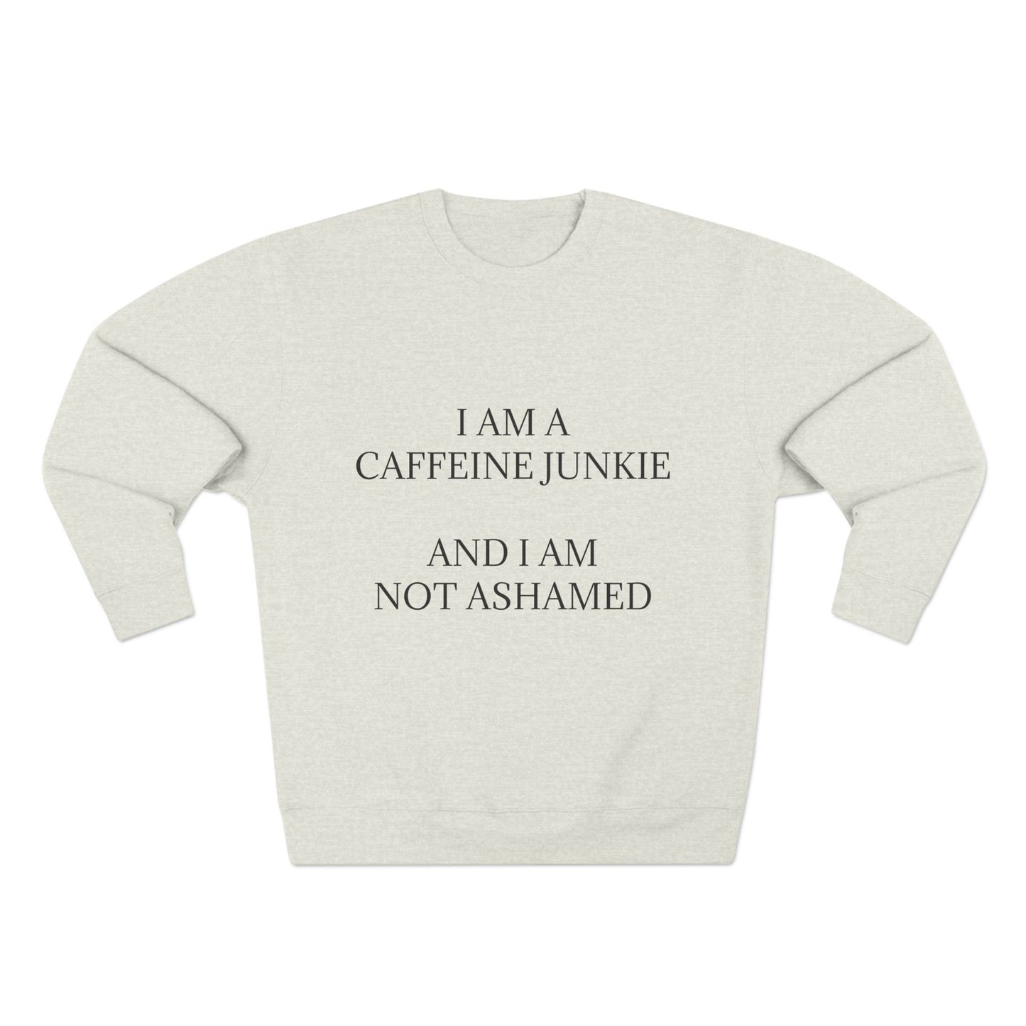 Caffeine Junkie Unisex Crewneck Sweatshirt