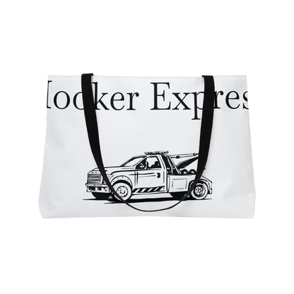 H**ker Express Wheel Lift Tow Truck Weekender Tote Bag