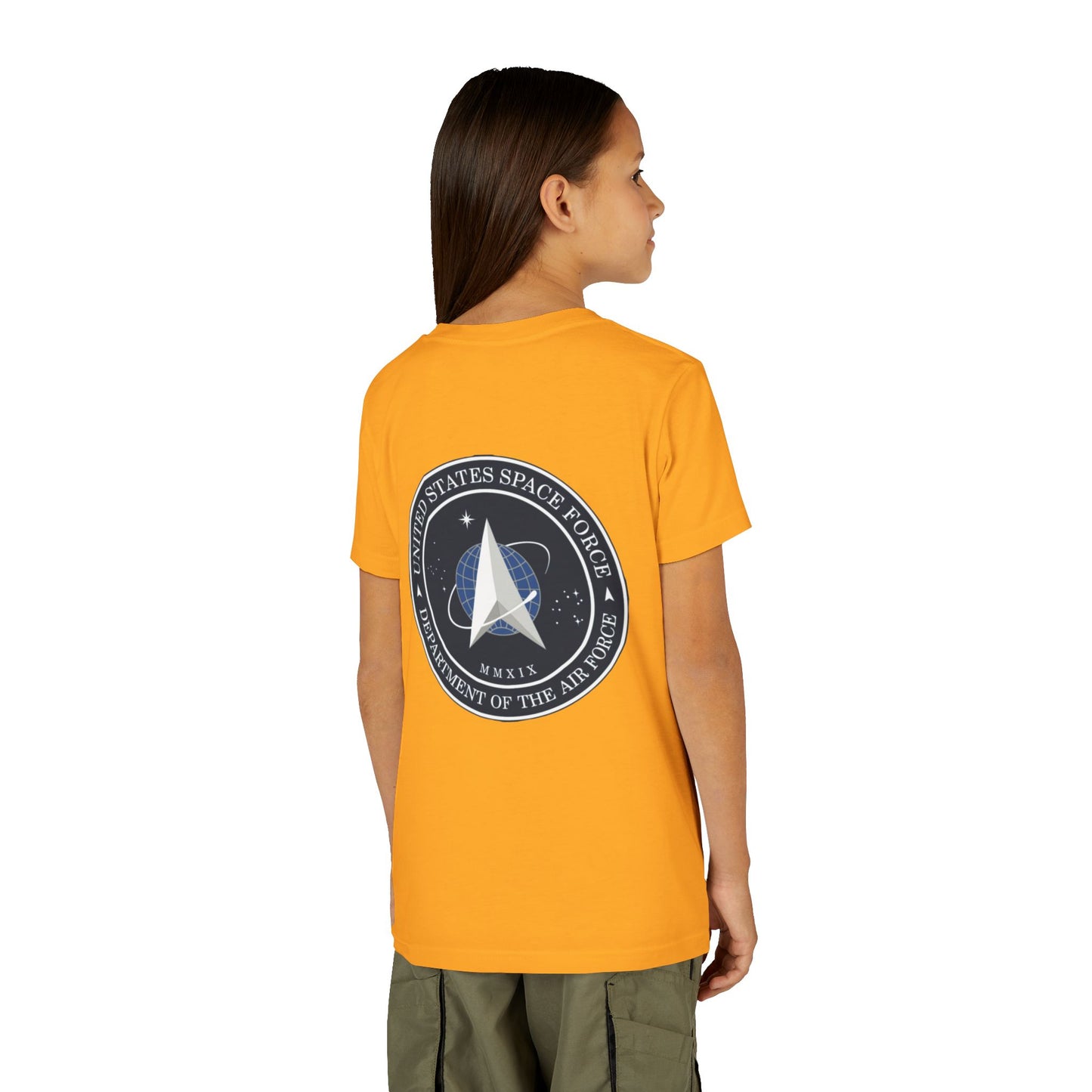 US Space Force Youth Unisex Short Sleeve Crewneck Tee