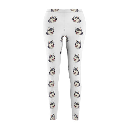 Malamute Head Women's Ankle Leggings