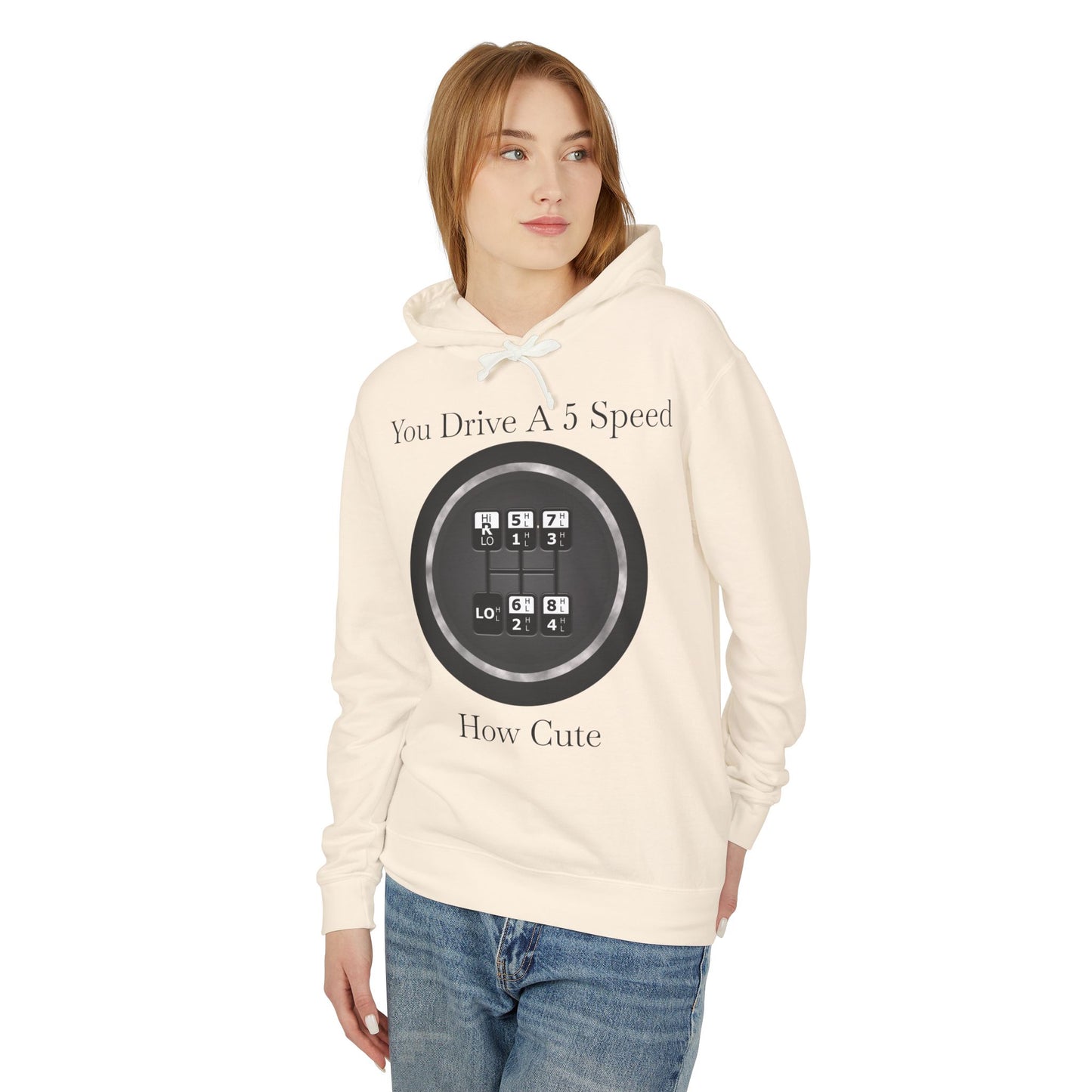 5 Speed How Cute Unisex Lightweight Hoodie