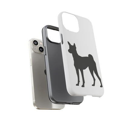 Basenji Silhouette iPhone Case