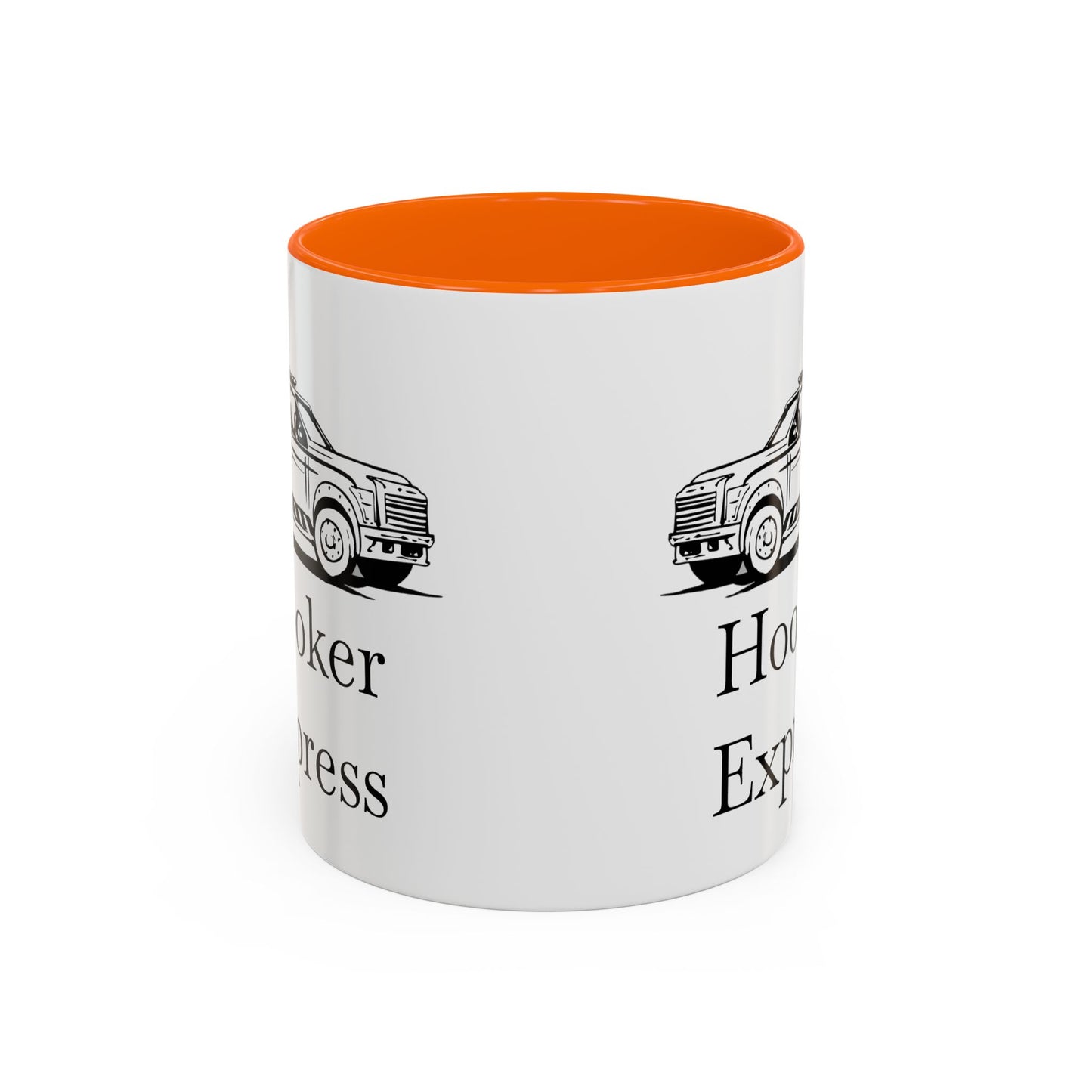 H**ker Express Wheel Lift Tow Truck 2-Tone Coffee Mug