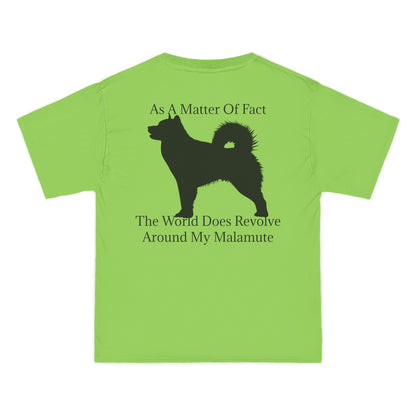 Matter Of Fact Malamute Men's Short-Sleeve Crewneck Tee