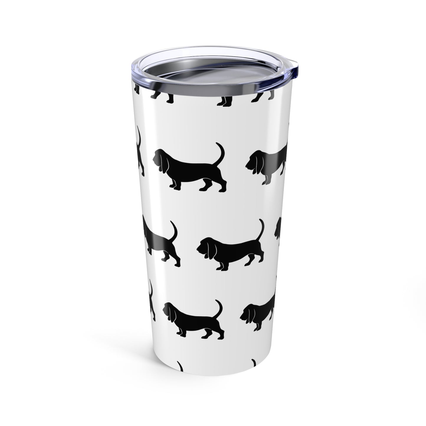 Basset Hound Silhouette Tumbler