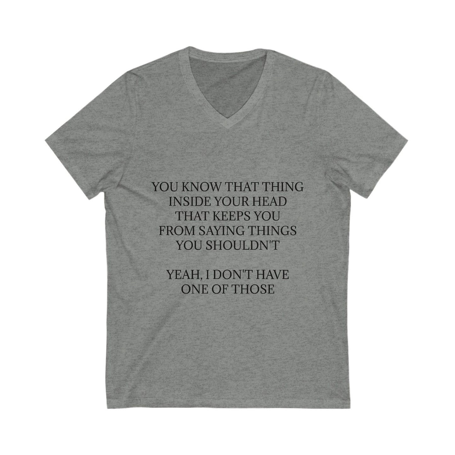 No Filter Unisex Short Sleeve V-Neck Tee