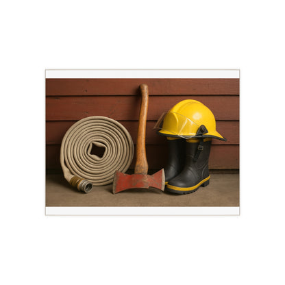 Fire/Rescue Appreciation Ceramic Photo Tile