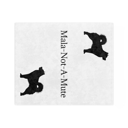 Mala-Not-A-Mute Velveteen Microfiber Blanket