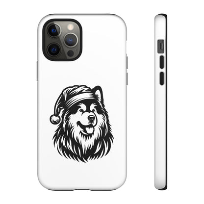 Santa Paws Malamute iPhone Case