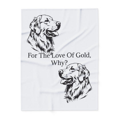 For The Love Of Gold Arctic Fleece Blanket