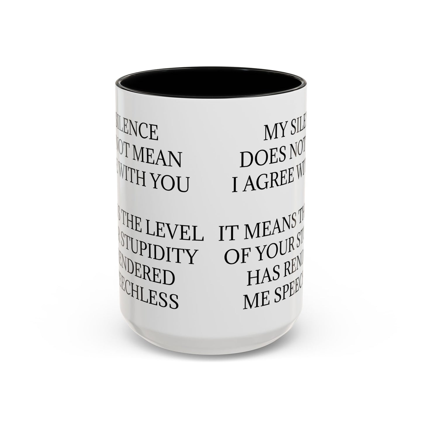 Speechless 2-Tone Coffee Mug