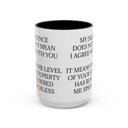 Speechless 2-Tone Coffee Mug