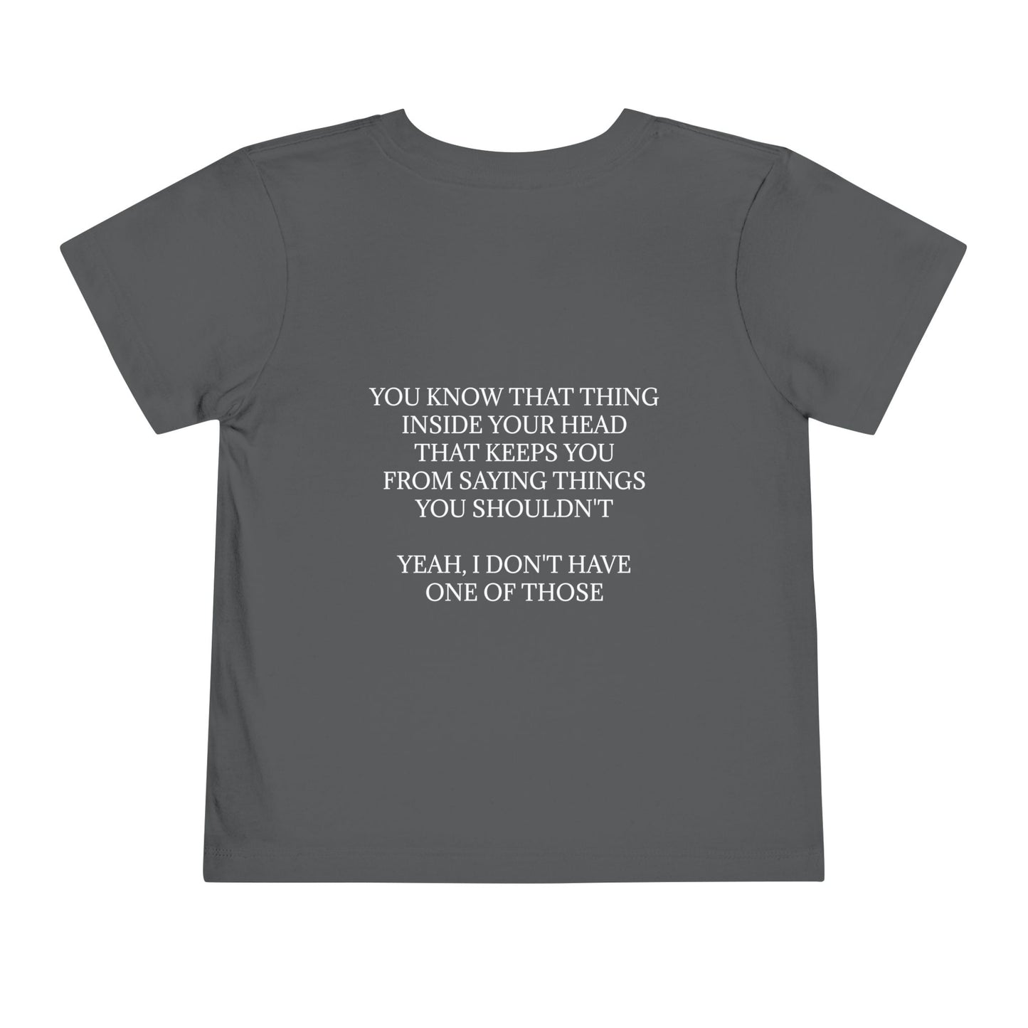 No Filter Toddler Unisex Short Sleeve Crewneck Tee
