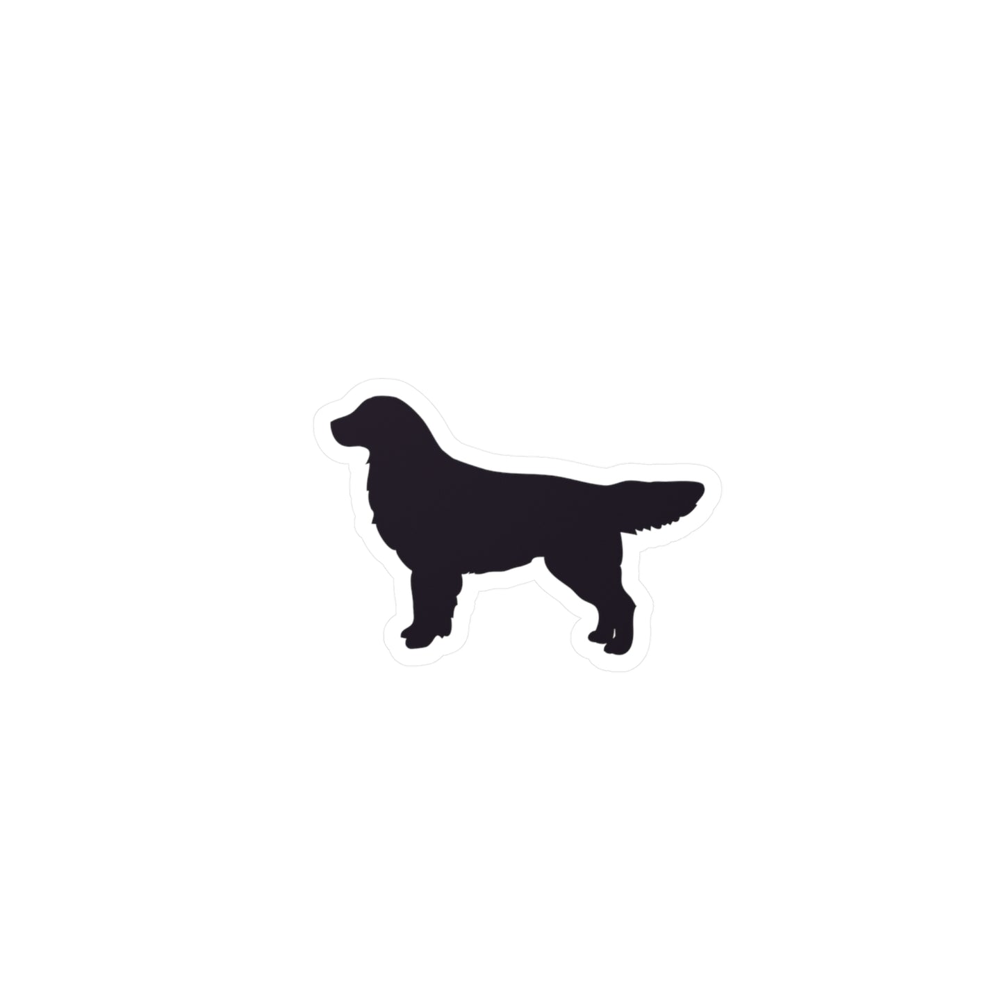 Golden Silhouette Vinyl Decal