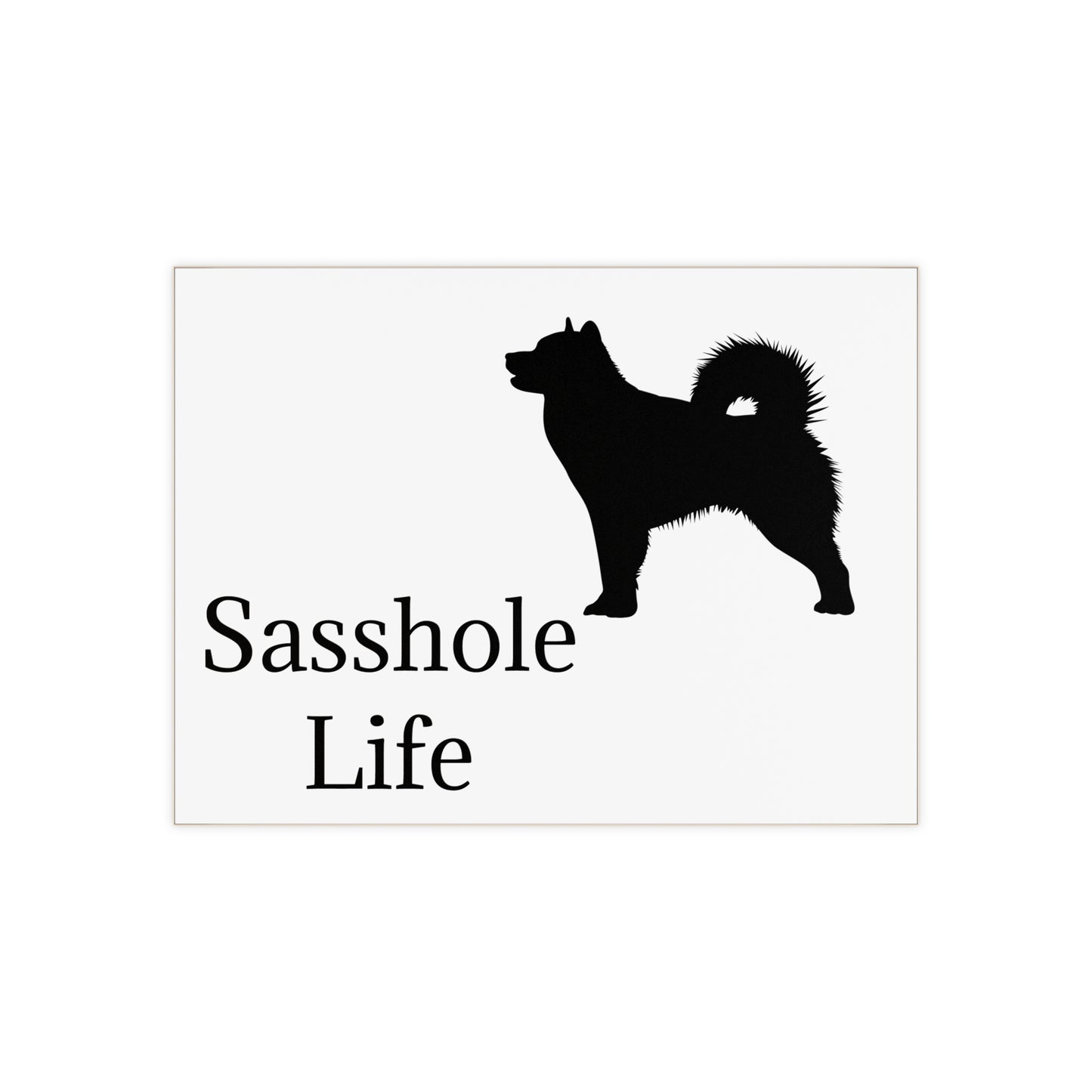 Sasshole Life Ceramic Photo Tile