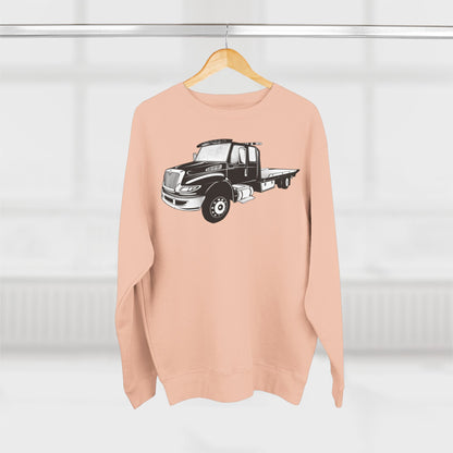 Flatbed Tow Truck Unisex Crewneck Sweatshirt