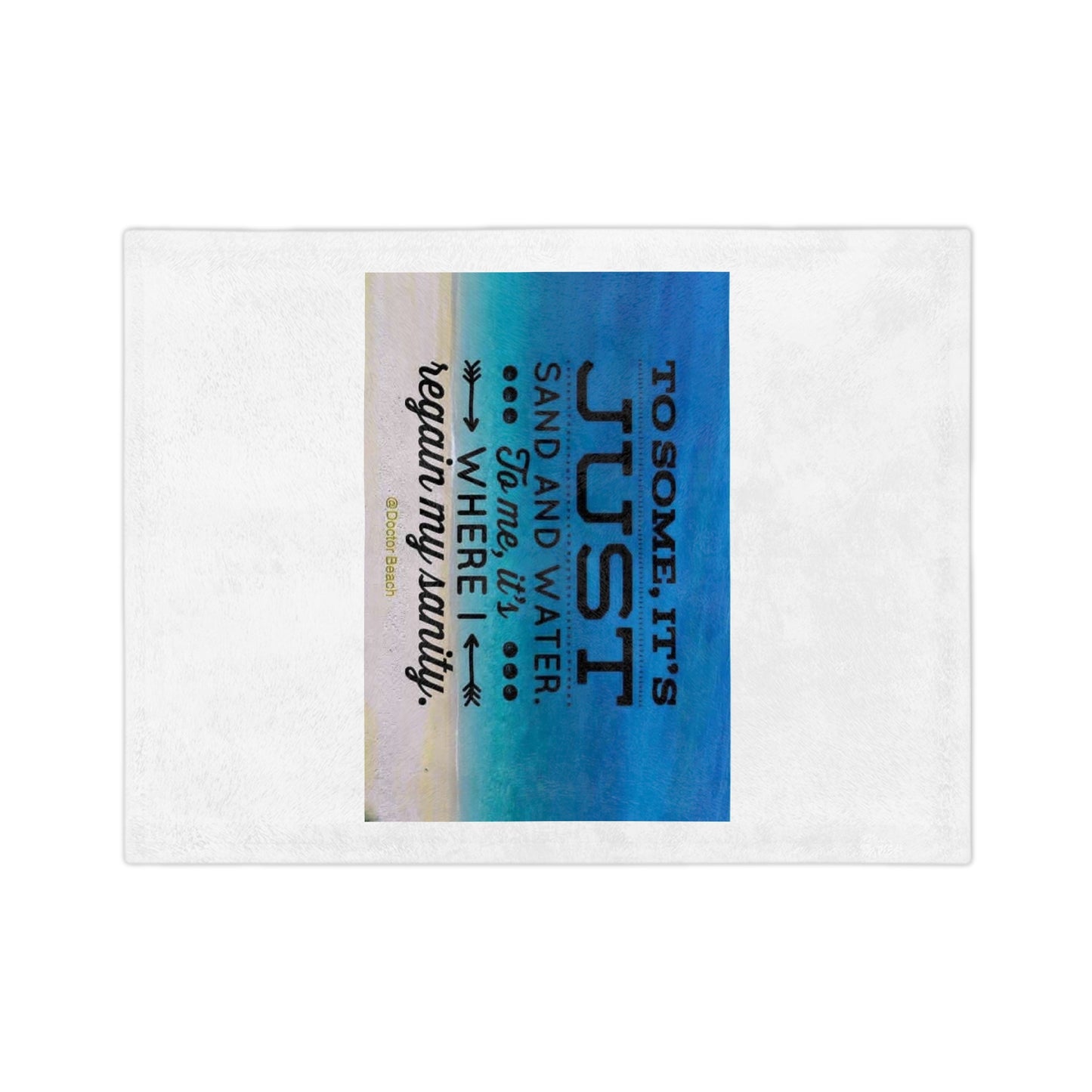 Dr. Beach Velveteen Microfiber Blanket