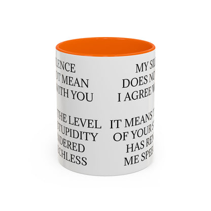 Speechless 2-Tone Coffee Mug
