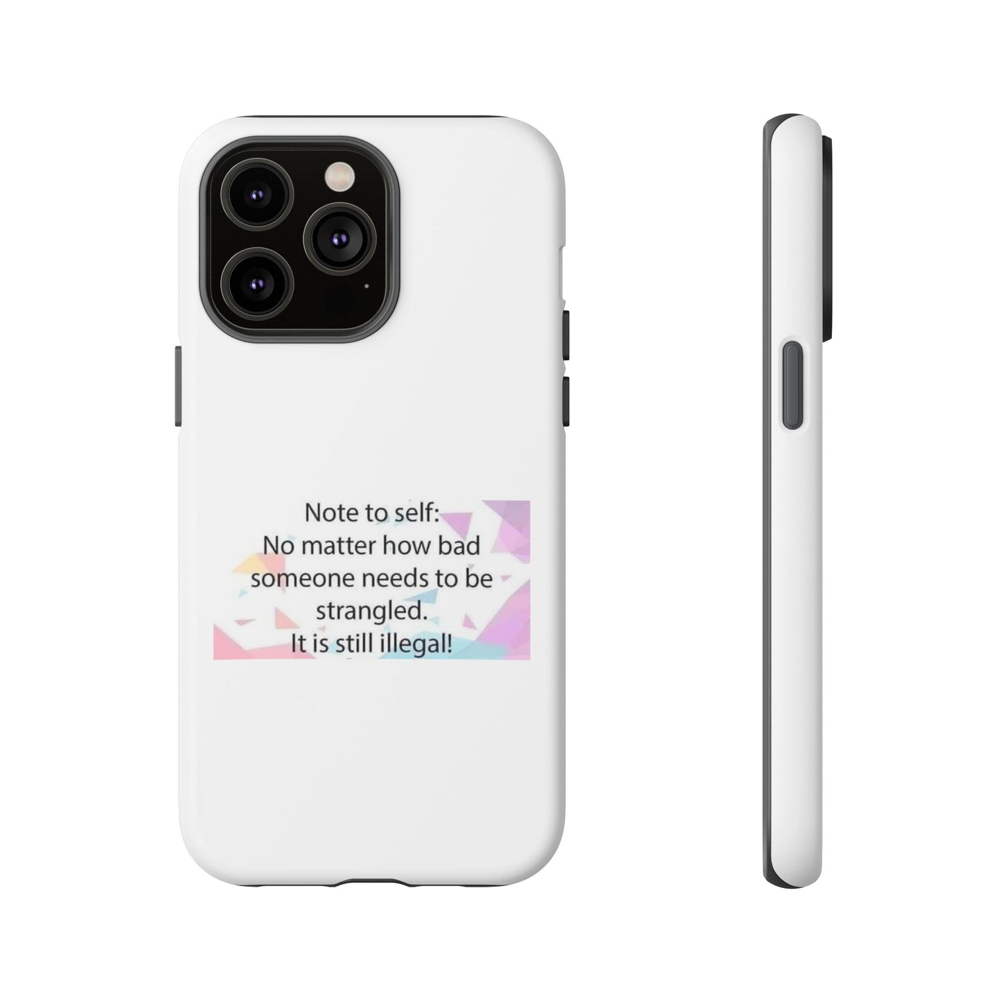 Note To Self iPhone Case