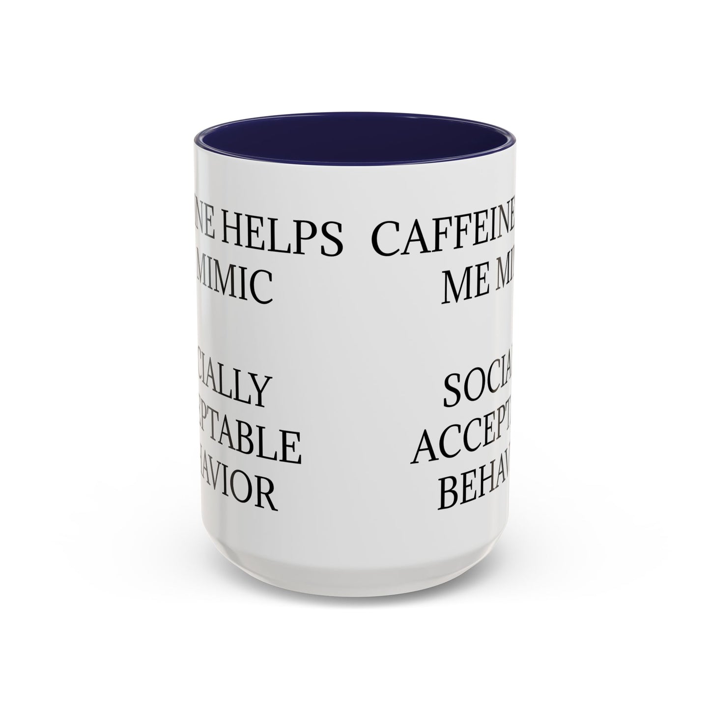 Socially Acceptable 2-Tone Coffee Mug