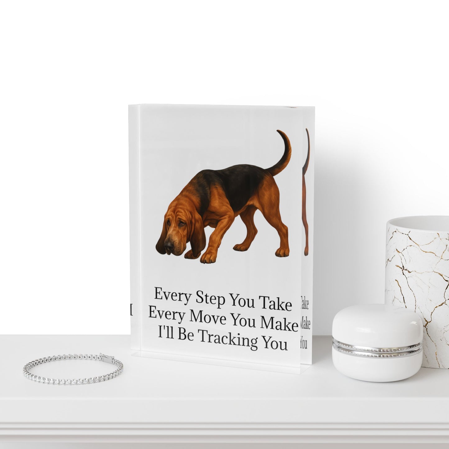 Tracking You Acrylic Photo Block
