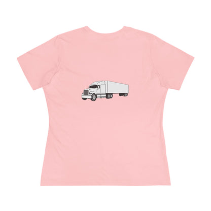 Semi Truck Women's Short Sleeve Crewneck Tee