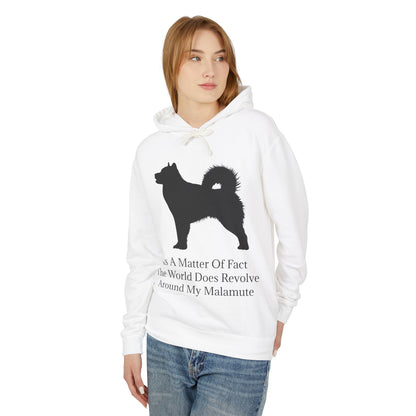 Matter Of Fact Malamute Unisex Lightweight Hoodie
