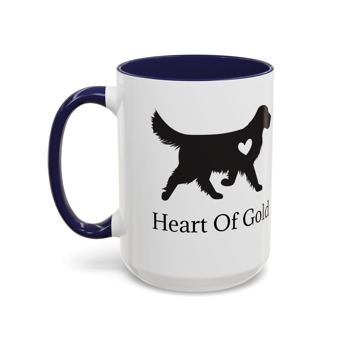 Heart Of Gold 2-Tone Coffee Mug