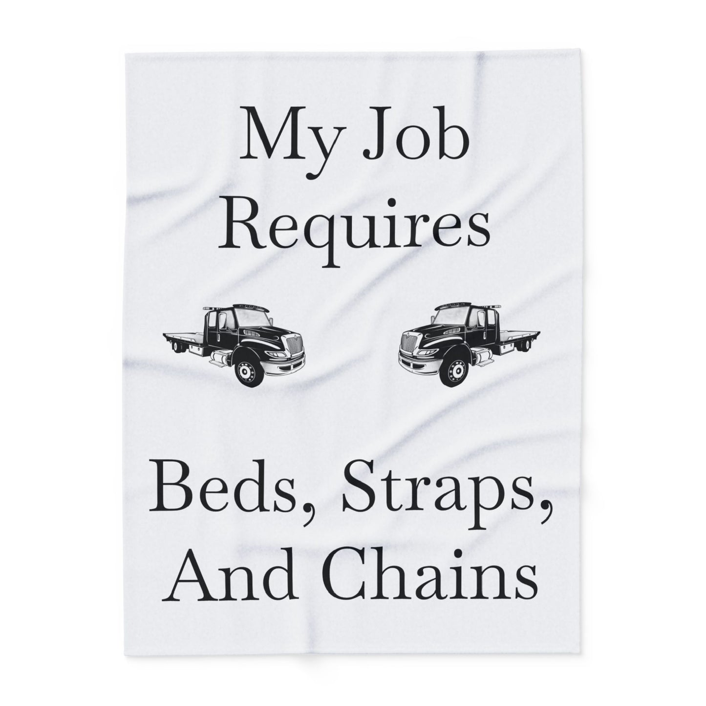 Beds, Straps, And Chains Arctic Fleece Blanket