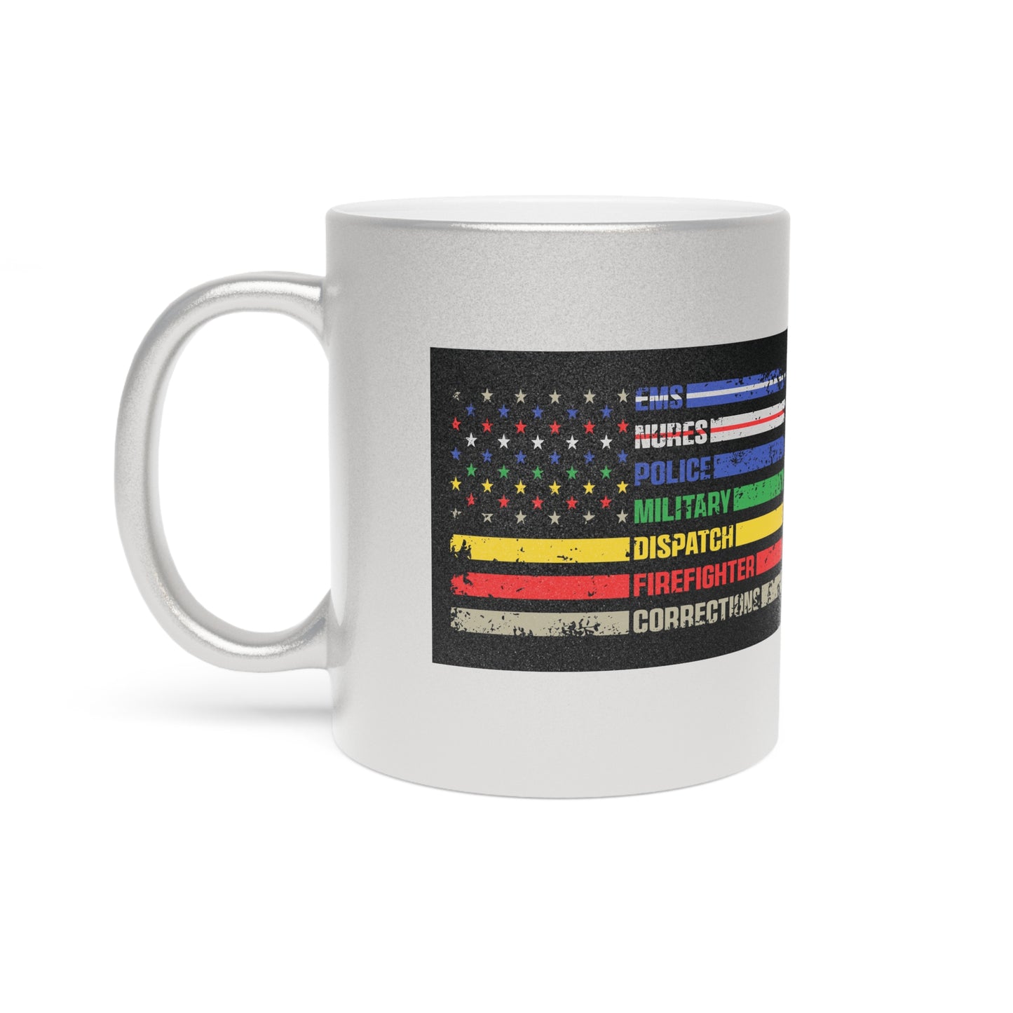 First Responder Metallic Coffee Mug