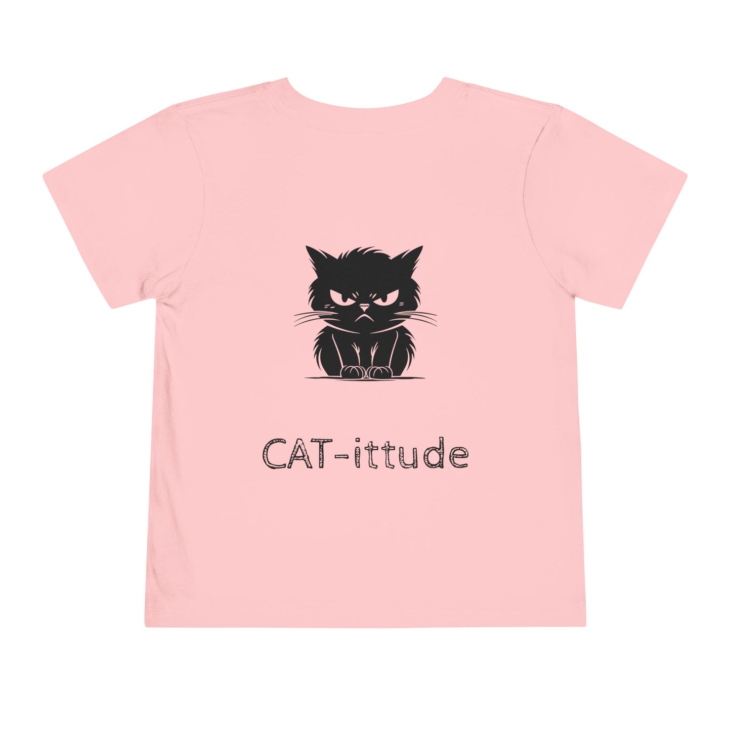 CAT-itude Toddler Unisex Short Sleeve Crewneck Tee