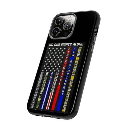 No One Fights Alone iPhone Case