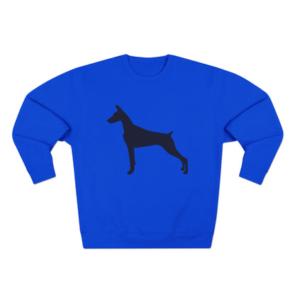 Doberman Silhouette Unisex Crewneck Sweatshirt