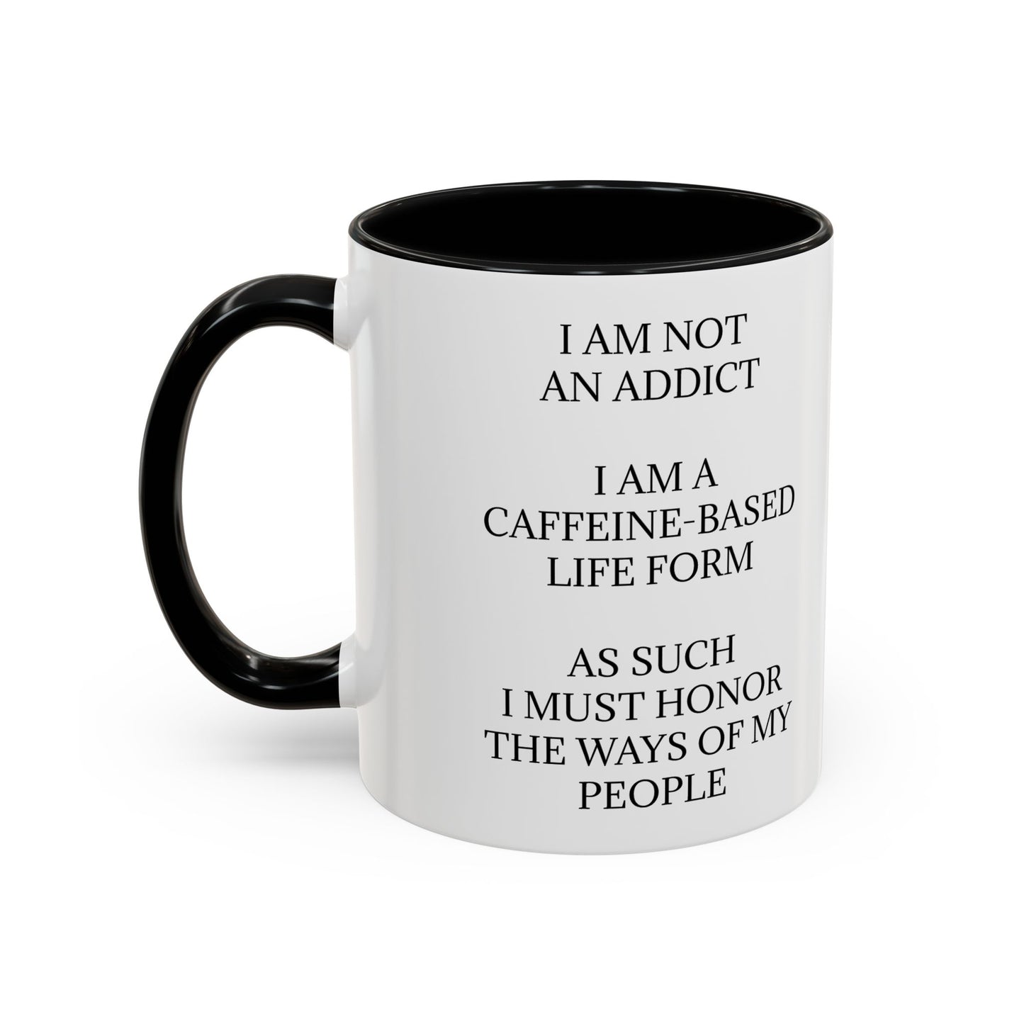 Not An Addict 2-Tone Coffee Mug