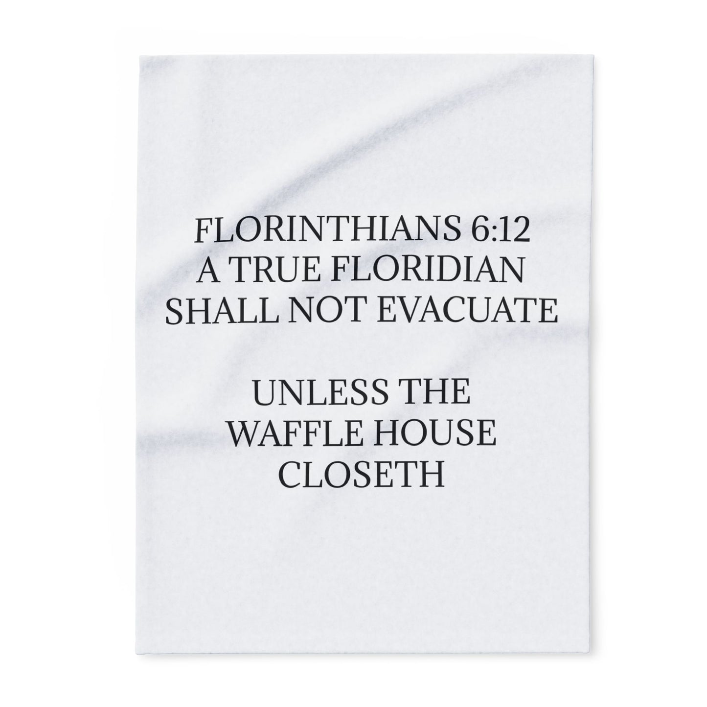 Florinthians 6:12 Arctic Fleece Blanket