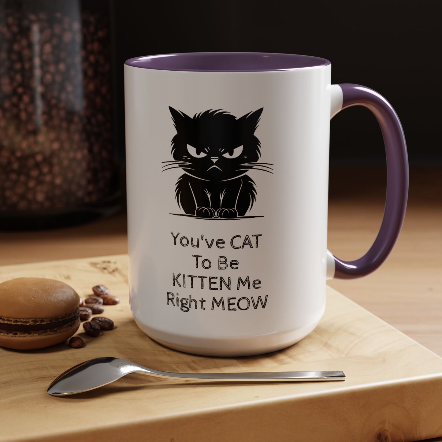 Kitten Me 2-Tone Coffee Mug