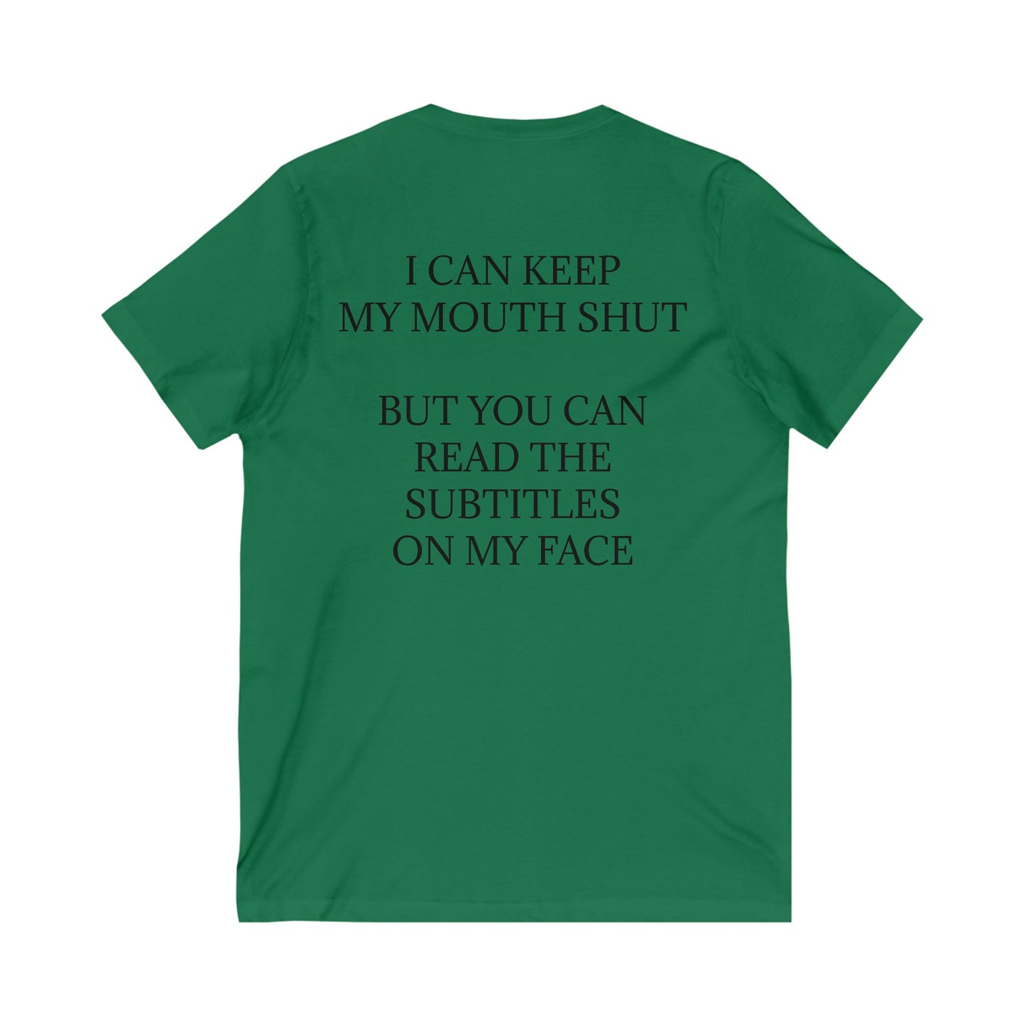 Subtitles Unisex Short Sleeve V-Neck Tee