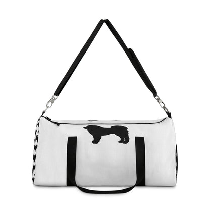 Samoyed Silhouette Duffel Bag