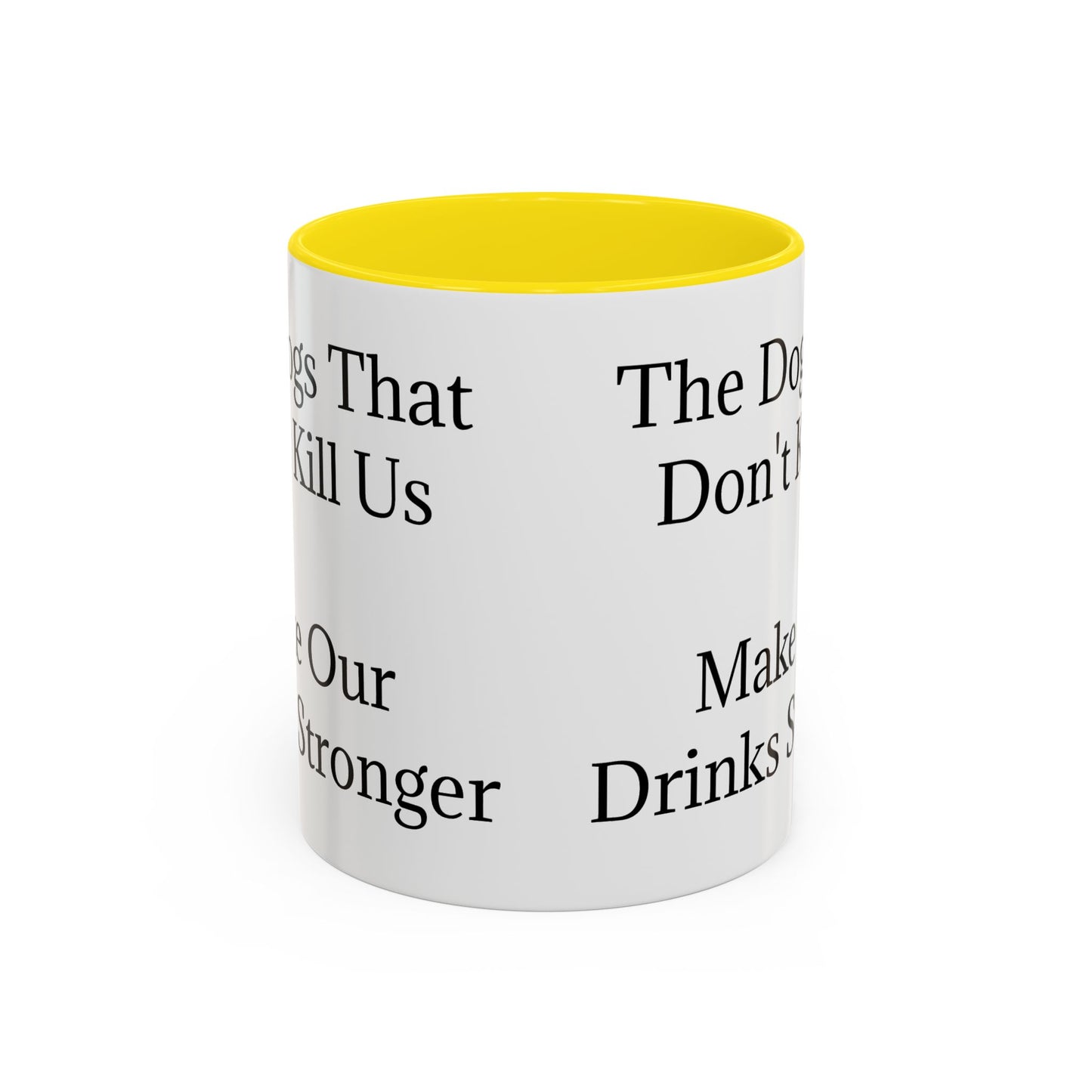 Drinks Stronger 2-Tone Coffee Mug