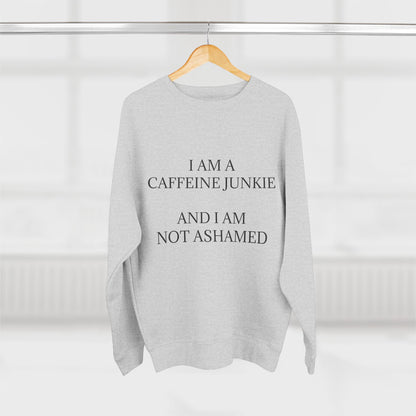 Caffeine Junkie Unisex Crewneck Sweatshirt