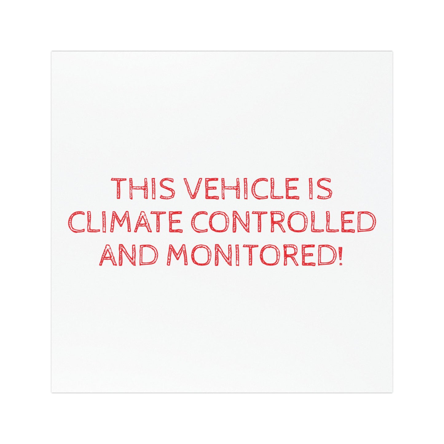 Vehicle Monitored Indoor/Outdoor Magnet