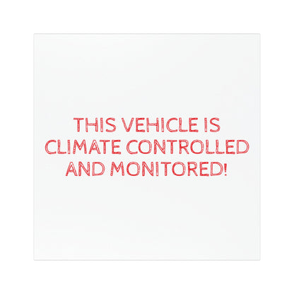 Vehicle Monitored Indoor/Outdoor Magnet