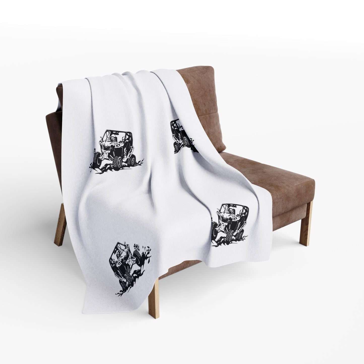 Slinging Mud Side By Side Arctic Fleece Blanket
