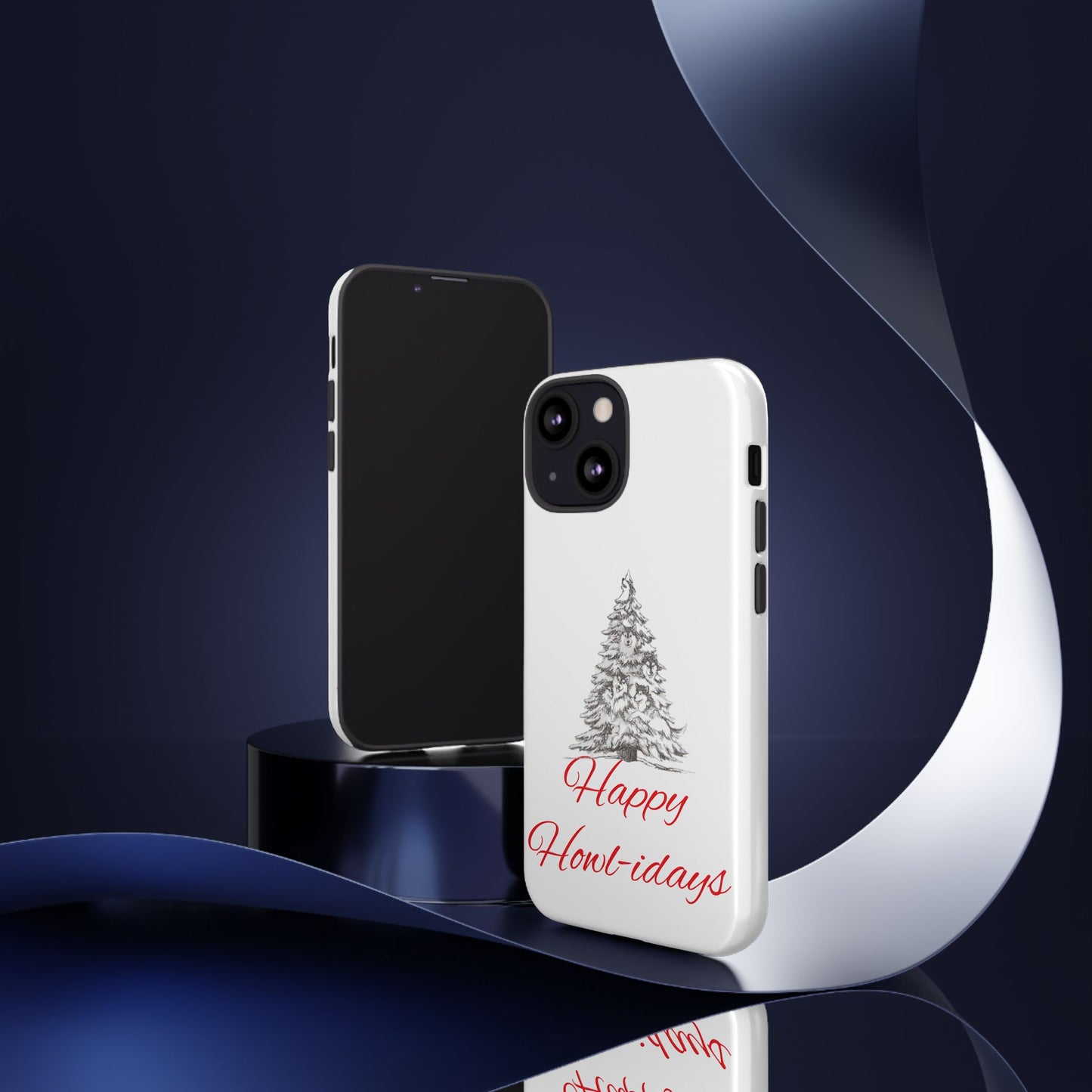 Happy Howl-idays iPhone Case