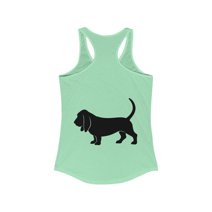 Basset Hound Women's Racerback Tank