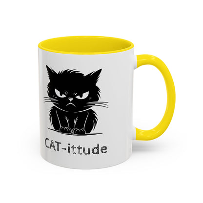 CAT-ittude 2-Tone Coffee Mug