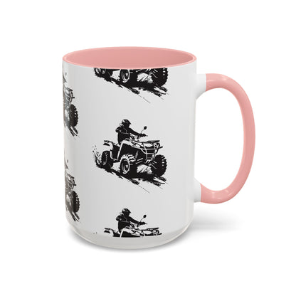Slingin' Mud Quad 2-Tone Coffee Mug