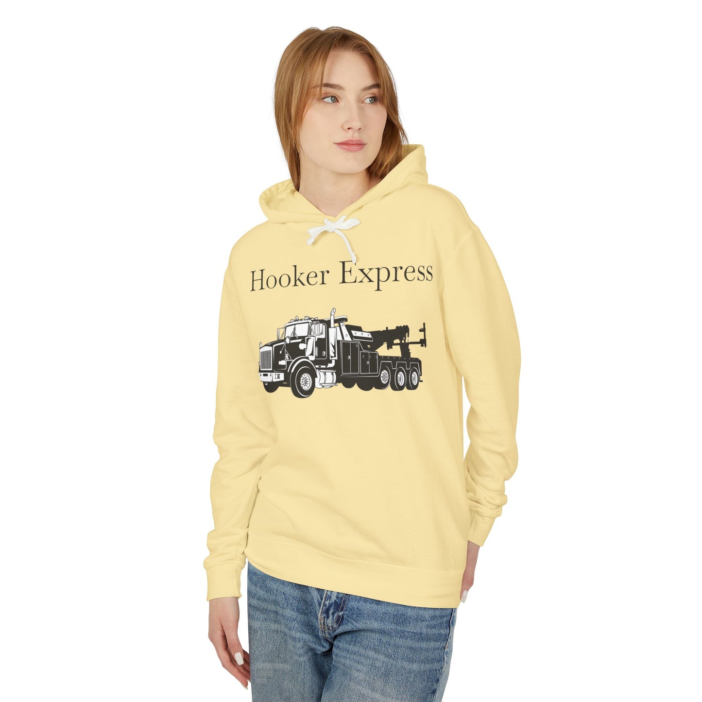 H**ker Express Heavy Tow Truck Unisex Lightweight Hoodie