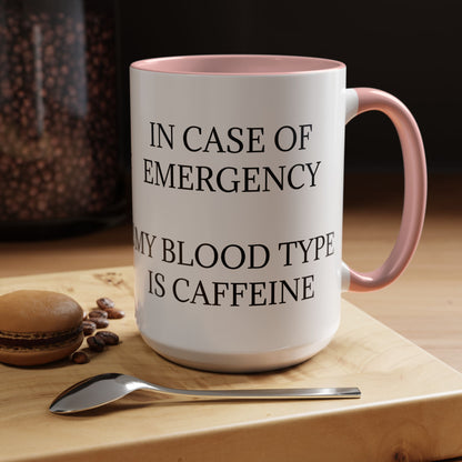Blood Type 2-Tone Coffee Mug