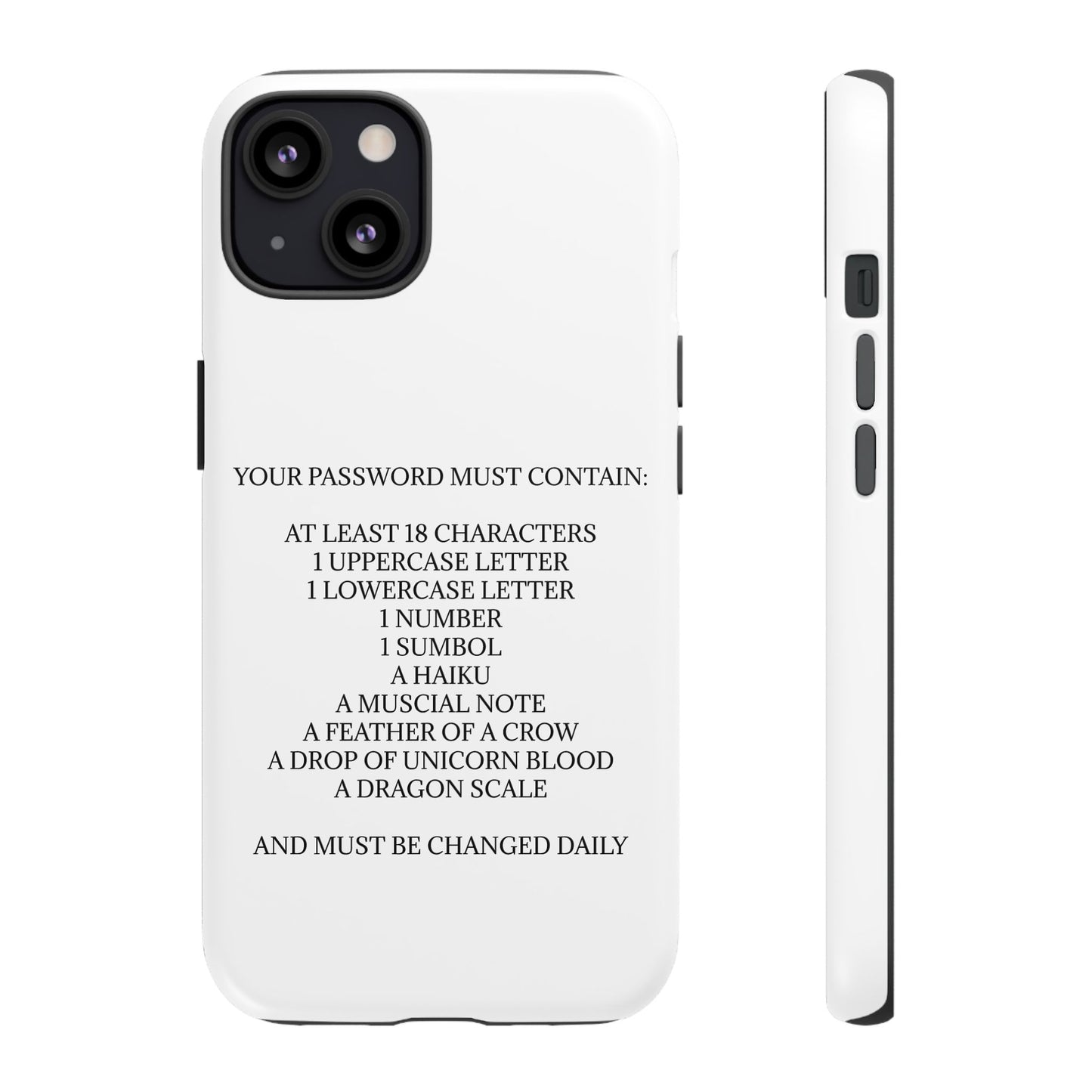 Password iPhone Case